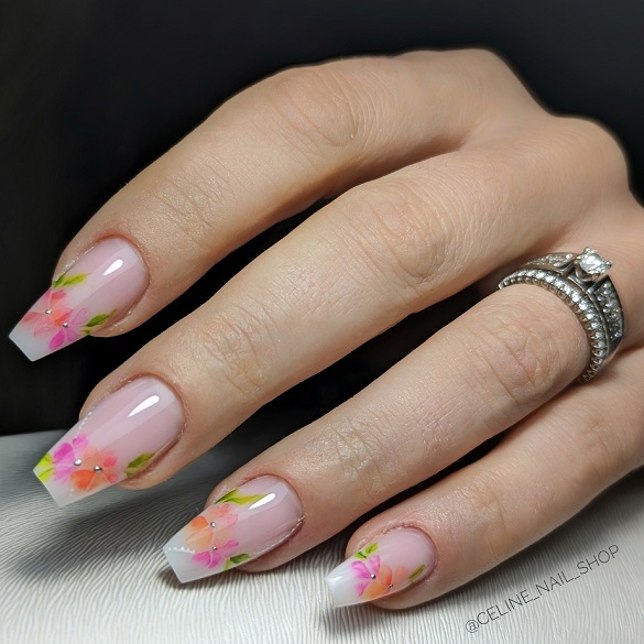 Remplissage Gel Avec Manucure Russe